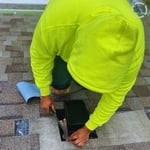 New vent being installed