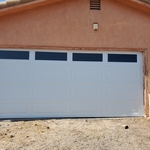 new 16x7 white door long panel whit windows