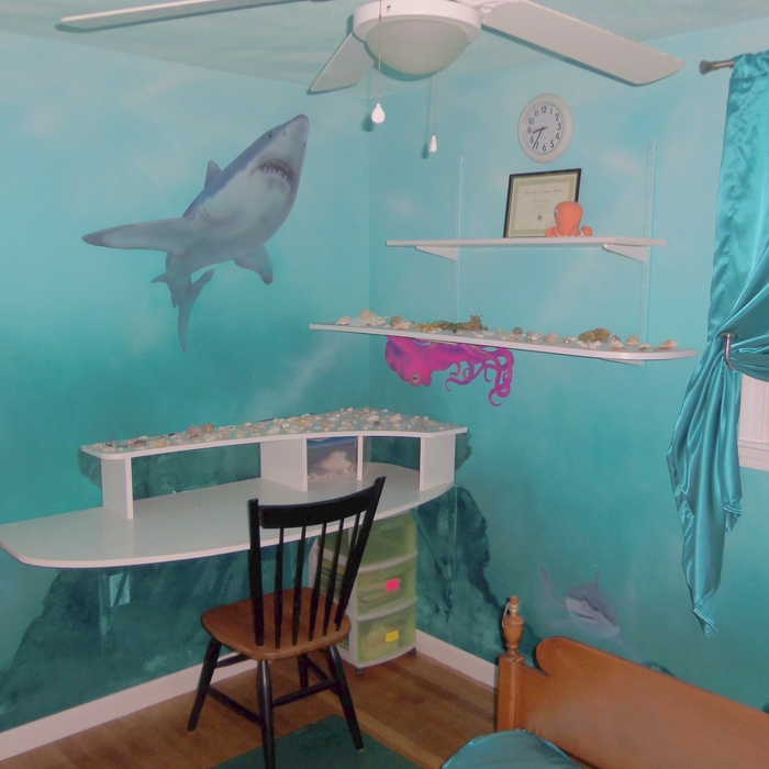 Hand painted room murals