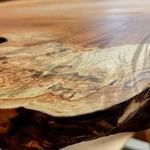 Double Live Edge Maple Table