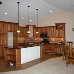 Kitchen with large island