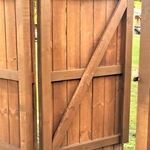 Residential Wood fence : gate