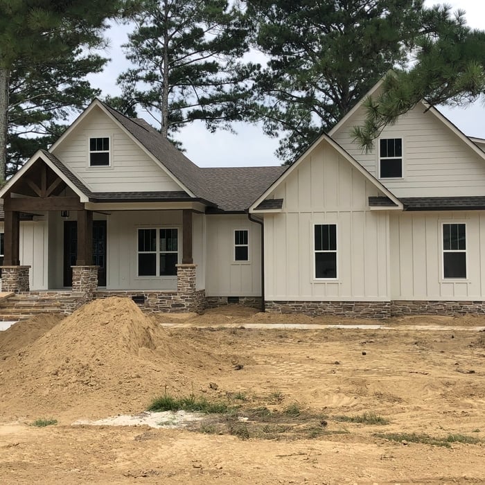 Seamless Gutters - New Home