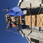 Hard coat chimney repair