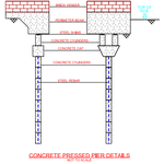 concrete pier diagram