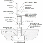 sonotube pier diagram