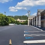 Brand new parking lot!
