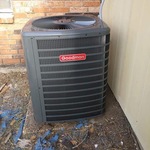 3 1/2 ton Goodman condenser install