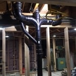 DWV System ABS to Cast Iron