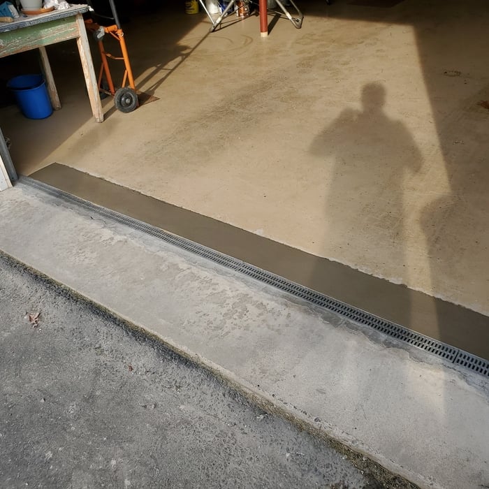 Concrete repair job