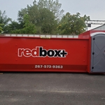 Dumpster at jobsite