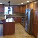Cherry Kitchen Refinish