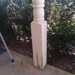 Before - Porch Post