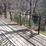 Cable guardrail