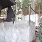 Cable guardrail