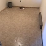 Tiled floor