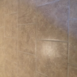 Tiled floor