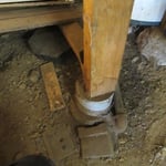 Post and Pier with no straps