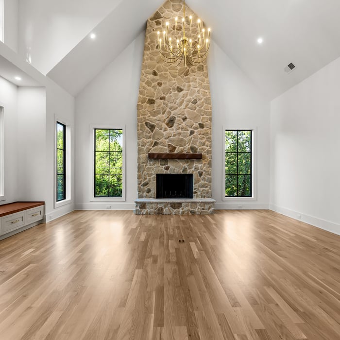 Stone Fireplace