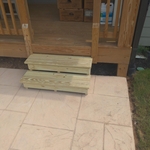 After - New Porch Stairs and Landing