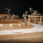 Entrance gate and fences
