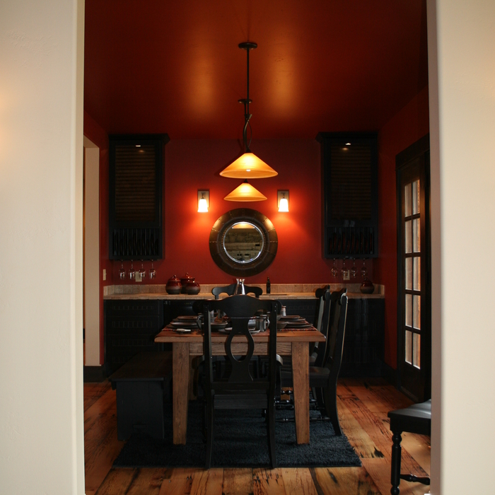 Wet bar and custom sideboard