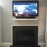 Television Hang on brick
