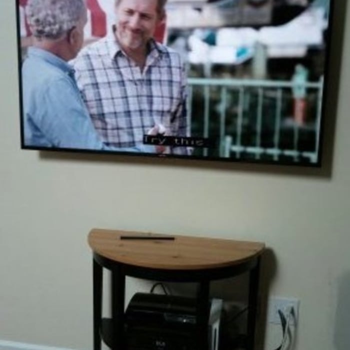 Television Hang on brick
