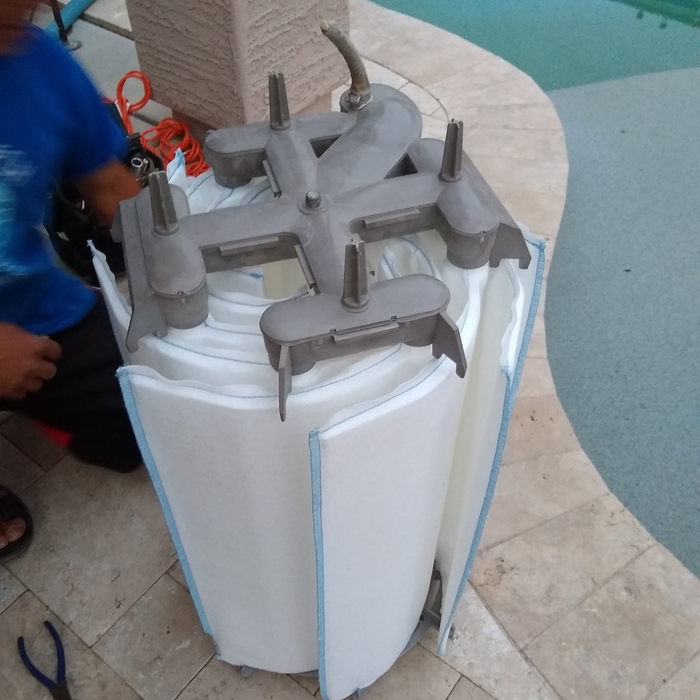DE filter cleaning