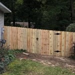 Sloped Privacy Fence