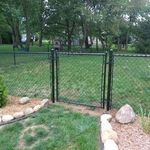 Black Vinyl Coated Chain Link