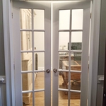 French Doors Open