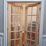 French Doors Opening