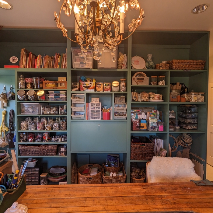 Majority of the craft supplies (After)