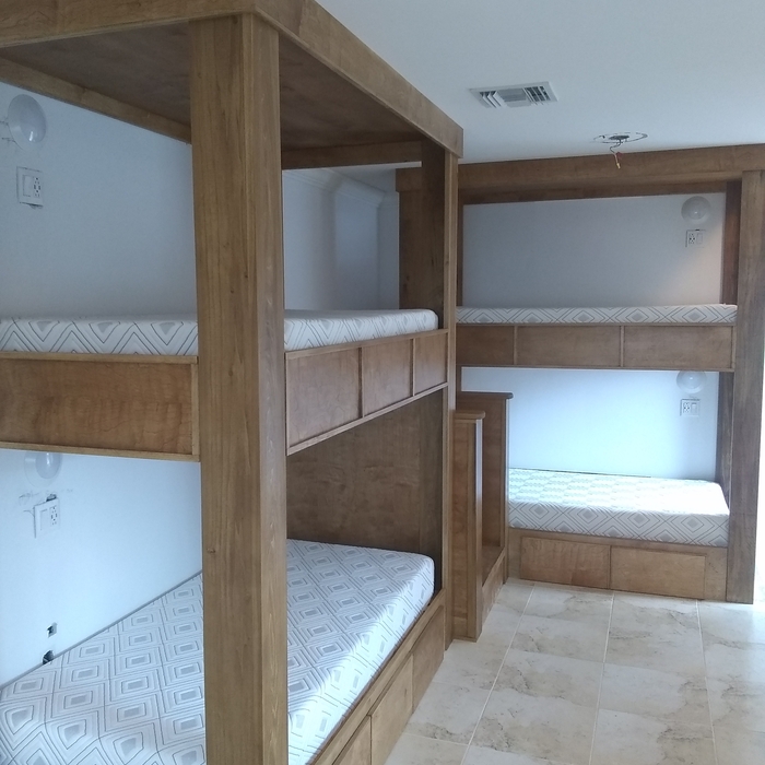 Luke Combs QuadBunk bed finished photo