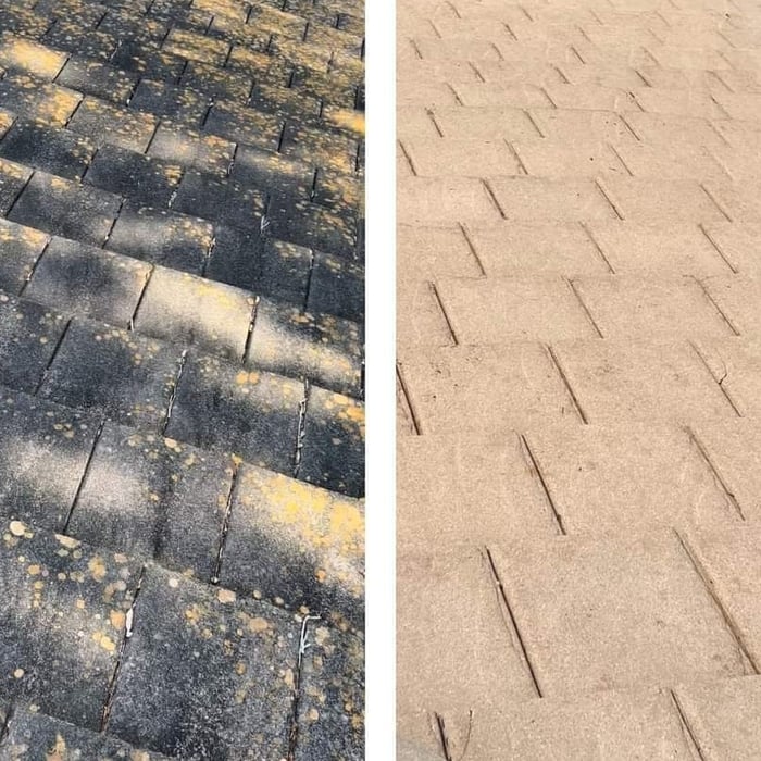 Roof clean