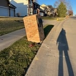 Brick mailbox