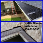 Gutter Screen Installs