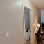 After painting & fixing the bubble