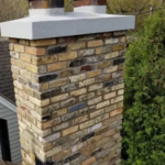 Completed chimney repair