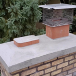 Completed chimney repair
