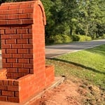 Custom Brick Mailbox