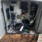 Outdoor Structured Network Box (Before)