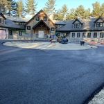 Process of paving a new driveway