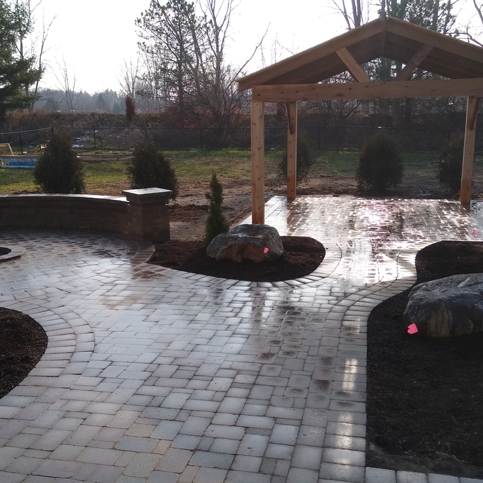Design and build backyard landscape