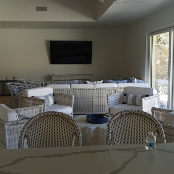 Pool House Living Area
