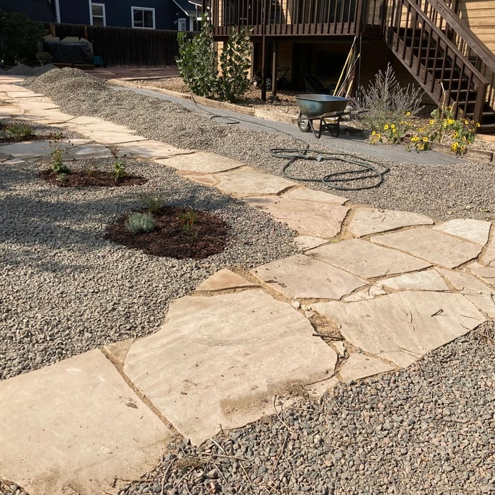 Finishing Ground Cover.