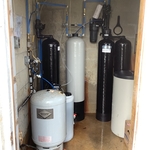 Kinetico softener, brine tank, filtration system