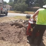 Stump removal before