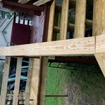 Deck stairs after